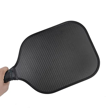 Carbon Fiber Paddle, Lightweight Portable Racquet with Polypropylene Honeycomb Core, Training Sports Equipment for Ball Control