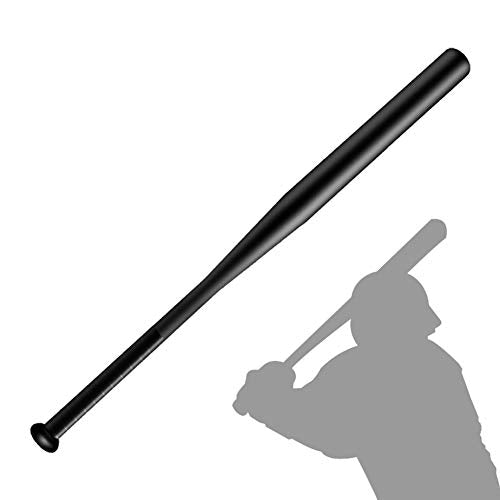Baseball Bat Steel with Carrying Bag (21 in, Black)