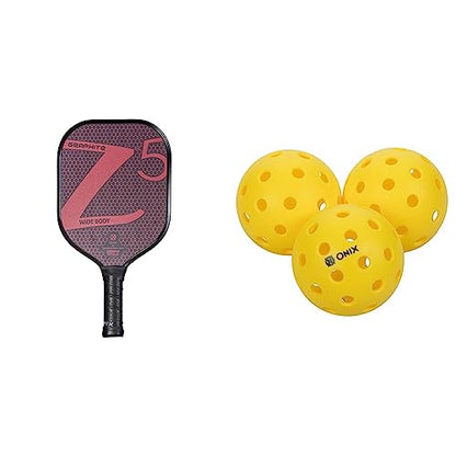ONIX Graphite Z5 Graphite Carbon Fiber Pickleball Paddles with Cushion Comfort Pickleball Paddle Grip - USA Pickleball Approved