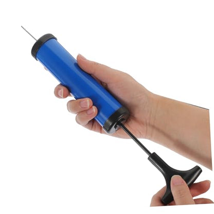 1set Portable Basketball Pump Inflator Kit Needles Hand Pump Extension Hose and Nozzle for Basketball Soccer and Volleyball and Easy to Use