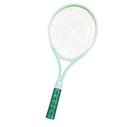 predolo Tennis Racket Featuring Comfortable Grip and Nylon Strings for Beach Practice, Green