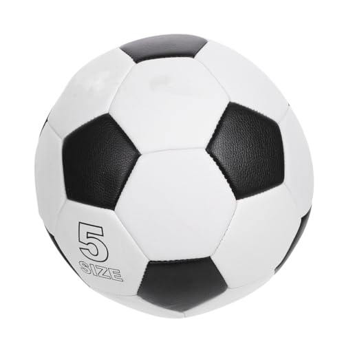 Zerodeko Size 5 Training Soccer Ball Machine-Stitched Pu Football for Outdoor Practice and Adult Soccer Training Wear-Resistant Red Football for Team Sports