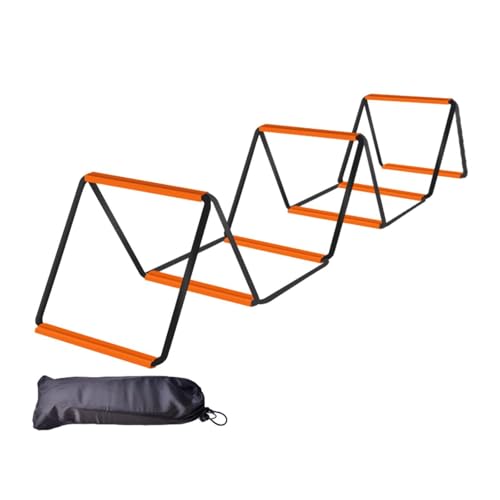 Agility Ladder Soccer Speed Ladder Multifunction Flexible Agility Training Equipment Football Footwork Ladder for Home Gym - size: 8 Grids With Bag