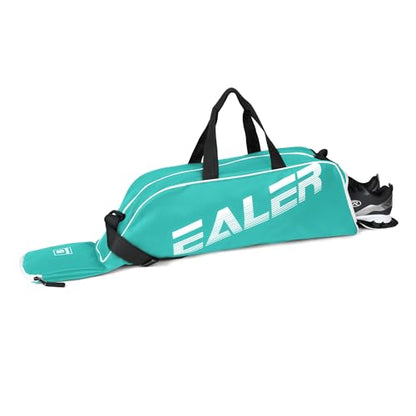 EALER Baseball Bat Tote Bag & T-ball, Softball Equipment Bag - Gear for Kids, Youth, and Adults Holds Bat, Helmet, Glove, Cleats, Shoes and More - color: Lake Blue