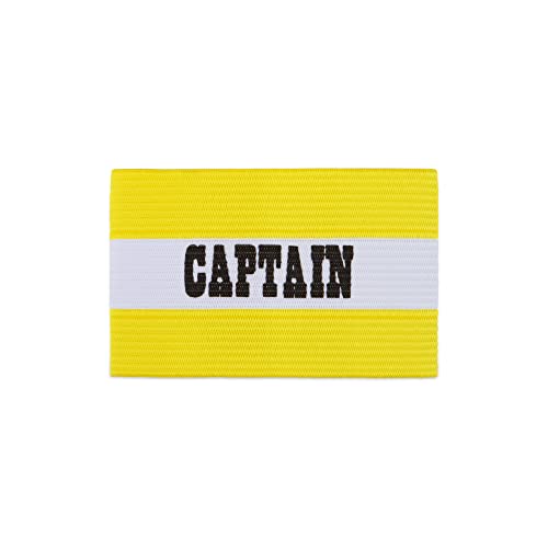 Champion Sports Soccer Captain's Arm Band - Yellow/White - One size