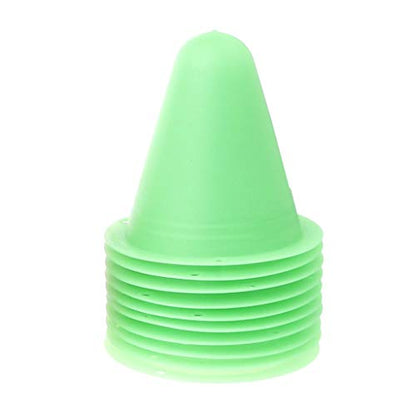 10 Pcs Skate Marker Cones Roller Football Soccer Training Equipment Marking Cup Strong and Durability