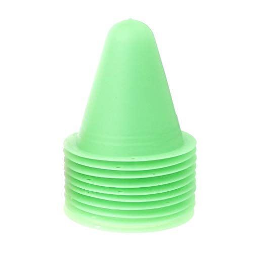 10 Pcs Skate Marker Cones Roller Football Soccer Training Equipment Marking Cup Strong and Durability