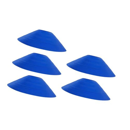 5Pieces High Visibility Markers Sport Training Discs Nonslip for Team Exercises and Safe Playgrounds Use Poly