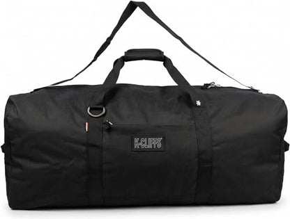 Heavy Duty Cargo Duffel Large Sport Gear Drum Set Equipment Hardware Travel Bag Rooftop Rack Bag - color: Black, size: 36" x 17" x 17"