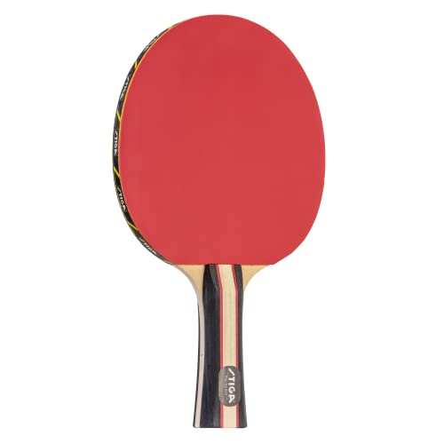 STIGA Performance 2 or 4 Player Table Tennis Set – USATT Approved Rackets and 3-Star Balls – 5-Ply Blade & Flared Handle – Perfect for Skill Development - style: 2 Player Set