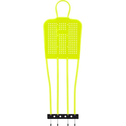 Shappy Soccer Kick Training Mannequin Durable ABS Plastic Training Dummies with Steel Ground Spikes Soccer Mannequin Goal Equipment - size: 68.9 Inch
