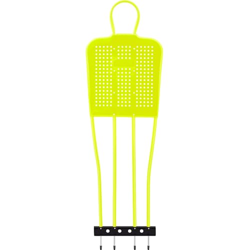 Shappy Soccer Kick Training Mannequin Durable ABS Plastic Training Dummies with Steel Ground Spikes Soccer Mannequin Goal Equipment - size: 68.9 Inch