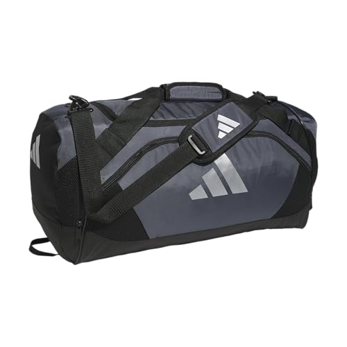 adidas Team Issue Duffel Bag – Durable for Sports & Travel - color: Onix Grey/Black