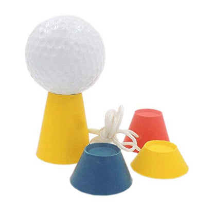 Rubber Winter Golf Tees Indoor Multi-Coloured with Different Heights -16 Pcs - size: 12mm, 17mm, 22mm, 37mm
