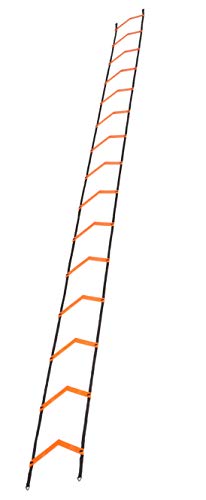 JAWKU Speed and Agility Ladder, Extra Long 21-Foot with 15-Rungs to Improve Balance, Acceleration, Lateral Speed, Change of Direction, and Body Control