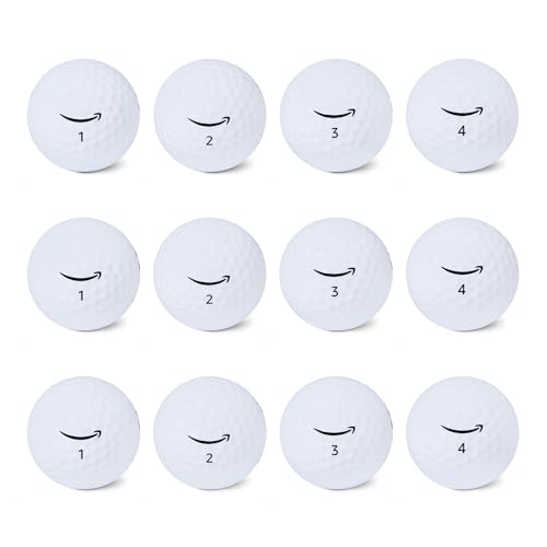 Amazon Basics Core Soft Golf Balls - color: White, style: 12-Pack