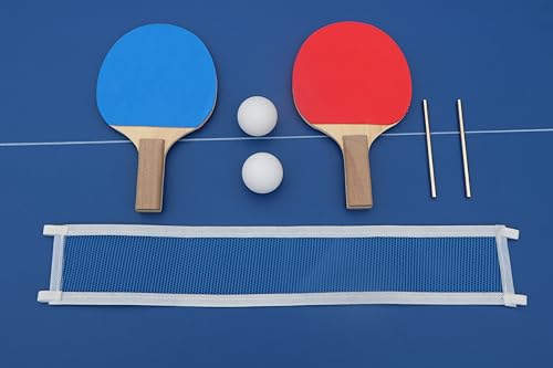 48" Combo Game Table Set, Portable Pool Table with Glide Hockey and Table Tennis Top, Small Pool Table for Home Game Room, Indoor Ping Pong Tables, Includes Cue Sticks Balls Paddles Net