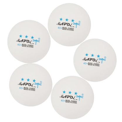 MAPOL 100 Pack White 3-Star Table Tennis Balls Advanced Training Ping Pong Ball