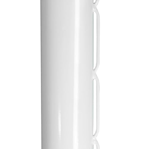 Aoneky 2.75 Inch Professional Permanent Volleyball Net Posts Pair with 3.15 Inch Ground Sleeves Heavy Duty Steel Poles for Outdoor Court Installation Net Not Included