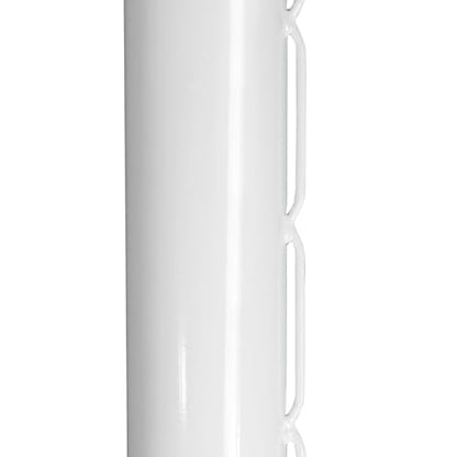 Aoneky 2.75 Inch Professional Permanent Volleyball Net Posts Pair with 3.15 Inch Ground Sleeves Heavy Duty Steel Poles for Outdoor Court Installation Net Not Included