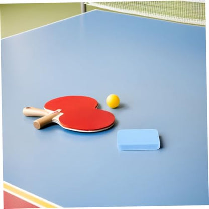 KICHOUSE 2Pcs Table Tennis Paddle Cleaner Dual Sided Rubber Care Sponge Eraser for Efficient Maintenance of Racket and Rubber Quick Absorption for Optimal Performance