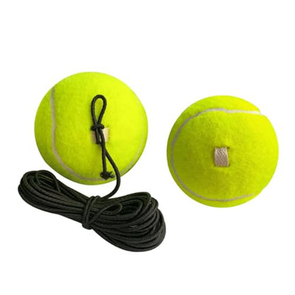 5Pcs Tennis Balls Beginner Training with Elastic String Rebounds Practice Tool Easy to Use and Tennis Trainer Replacement Tool