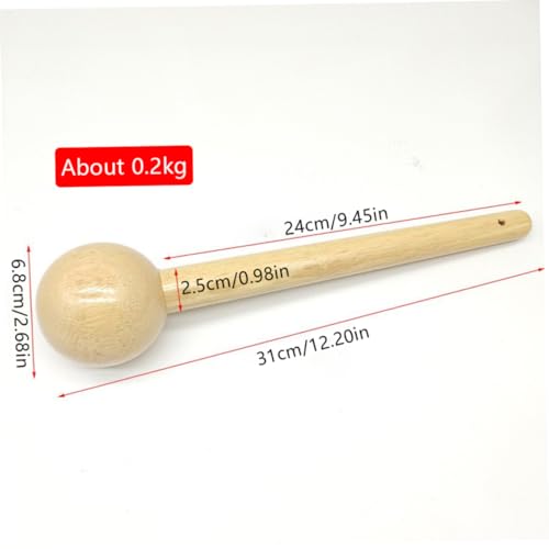 Baseball Glove Break in Kit, Baseball Glove Mallet Wooden Baseball Mallet Heavy Wooden Glove Mallet for Baseball Accessory 31x6.8 cm