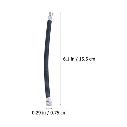 LIOOBO Air Cylinder Extension Tube: 5Pcs Bicycle Tire Inflator Air Pullers Tubes Replacement Exercise Ball Pump Hose for Yoga Ball Basketball