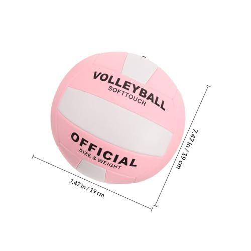 Inflatable Soft Volleyball Training Ball Standard Sports Ball for Indoor Outdoor Practice Accurate Control