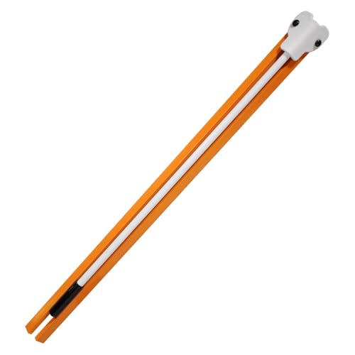 Qianly Football Kicking Tee Field Goal Kickers Stand Adjustable Foldable Rugby Training Gear Field Goal Football Holder for Beginner - color: Orange White