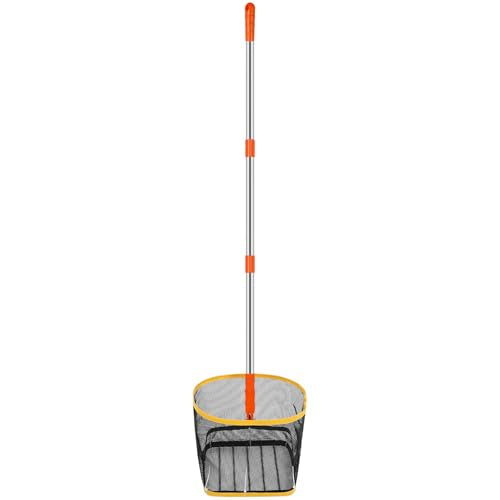 POPETPOP Pingpong Ball Picker Table Tennis Ball Picker Collector Pingpong Ball Retrieval Tool Telescoping Table Tennis Ball Pickup Net for and Storage