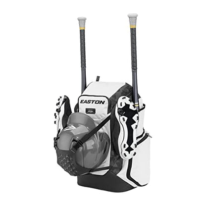 Easton | WALK-OFF MOJO Backpack Equipment Bag | Baseball & Softball | Multiple Colors - color: White-Mojo