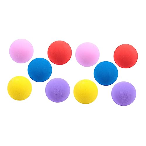 Totority 10pcs Practice Indoor Training Sponge for Boys and Girls and Pets Safe and Bright Colors for Easy Visibility Random Color