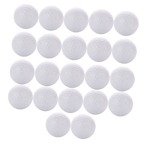 Toyvian Indoor Golf Practice Balls 22pcs Hollow Non-Porous Training Balls for Boys and Girls Adults Double Layer for Indoor Play and Skill Development