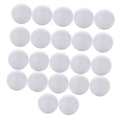 Toyvian Indoor Golf Practice Balls 22pcs Hollow Non-Porous Training Balls for Boys and Girls Adults Double Layer for Indoor Play and Skill Development