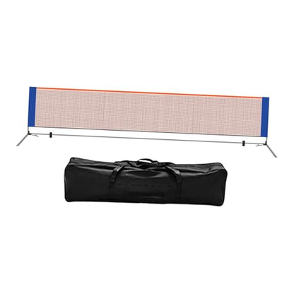 Pickleball Net Portable Pickleball Net System Foldable Steel Tubes with Carry Bag Simple Setup Material Suitable for Backyards Garages School - size: 5.1m