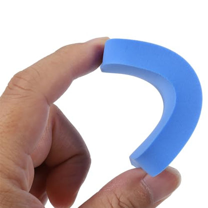 PATIKIL Table Tennis Rubber Care Sponge, 4 Pack Ping Pong Paddle Cleaning Sponge Racket Pat Cleaner, Blue