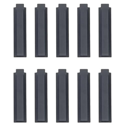 Pickleball Paddle Handle Cotton Cushion, 10-Pack, Extra Thick Replacement Accessories for Enhanced Comfort, Control, and Vibration Reduction, Black