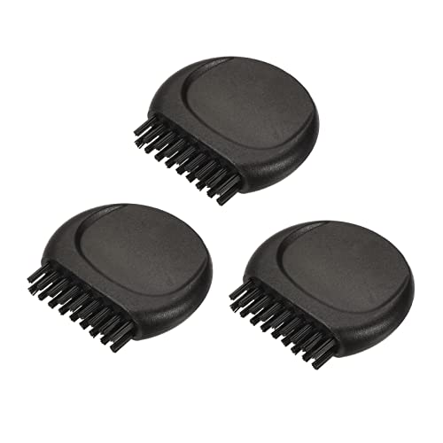 MECCANIXITY Mini Golf Club Brush Pocket Dust Groove Cleaner - color: Black
