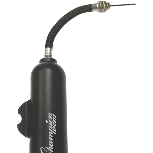Champion Sports Dual Action Hand Air Pump, Small, Black