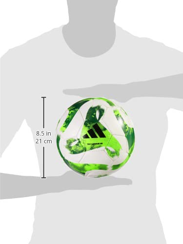 adidas Tiro Soccer Ball - color: White/Team Green/Team Solar Green/Black/Match, size: 4