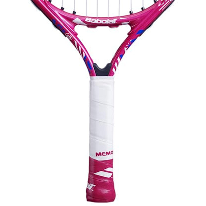 Babolat B'Fly Tennis Racquet Bundled with 3 Overgrips and 3 Pink Tennis Balls - color: Black Overgrip, size: 21" Racquet