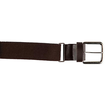 Champro Elastic Baseball Belt with 1.5-Inch Synthetic Tab - color: Brown, size: Youth