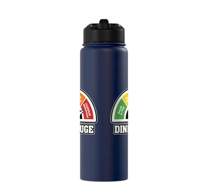 Stainless Steel Insulated Water Bottle - color: Navy Blue