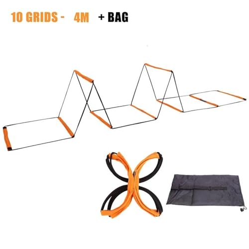 Dual-Purpose Soccer Training Jump Ladder Multifunctional Agility Ladder Speed Training Coordination Footwork Football Equipment Sports Equipment