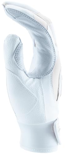 Marucci MARUCCI Signature Youth Batting Glove V4 - color: WHITE/WHITE, size: Youth Large