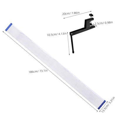 Toddmomy Table Tennis Net Set Pong Net Quick Installation for Indoor and Outdoor Games Includes Retention Design Portable and Easy to Store for All Skill Levels