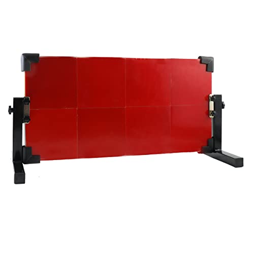 Table Tennis Rebound Board Rebounder with 8 Rubbers, Improved 2nd Generation Pingpong Return Board Self Training Equipment, Strong Steel Frame & Wheels (Stand Model) - style: 60 x 33cm - Table Model