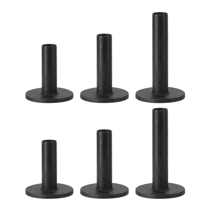 PATIKIL Rubber Golf Tee, Mix Size Golf Tees Training Tee, - color: Black