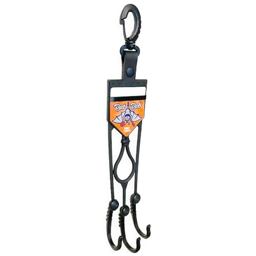 Pro - Dugout Gear Hanger - The Dugout Organizer - for Baseball and Softball to Hold Bats, Helmets and Gloves - color: Black